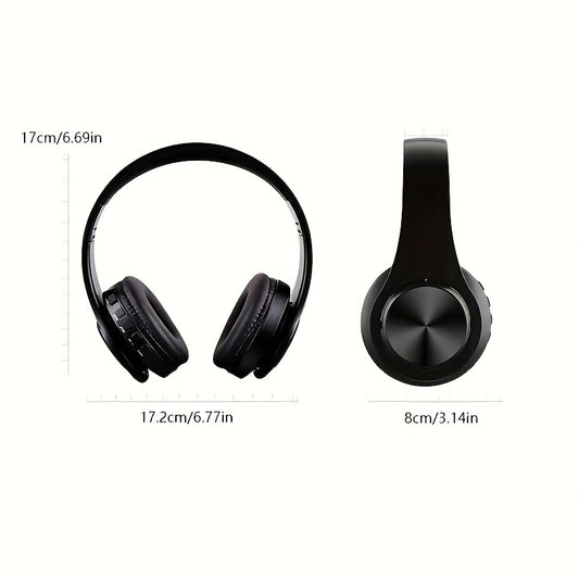 39 Luminous Wireless Headphones with Plug-in, Wired and Wireless Multifunctional Use