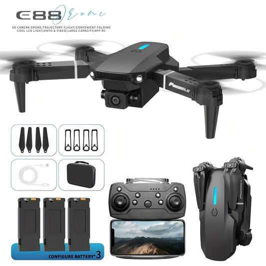 E88 Dual Camera Drone - Supports Wi-Fi, App Control