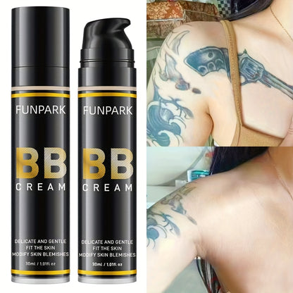 Funpark BB Cream Cream - Lightweight, Non-Sticky Liquid Foundation for All Skin Types, Nature Finish, Adjusts Skin Tone, Boosts Radiance and Clarity, 30ml/1.01fl.oz