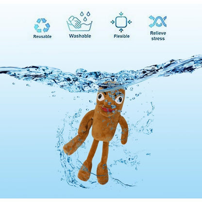 1pc Brainrot Tung Sahur 45.72cm Plush Stuffed Animal - Cute Cartoon Character with Big Eyes & Red Mouth, Soft Brown & Beige Plush Toy for Kids & Adults, Inspired Gift from Italy, Mixed Colors, Stuffed Plushies, Playful Design