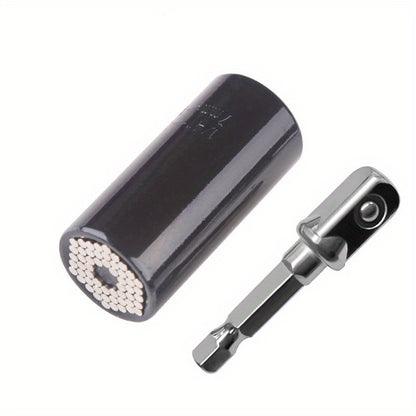 1 Set, Universal Torque Wrench 7-19mm Hexagonal Multi-functional Universal Socket