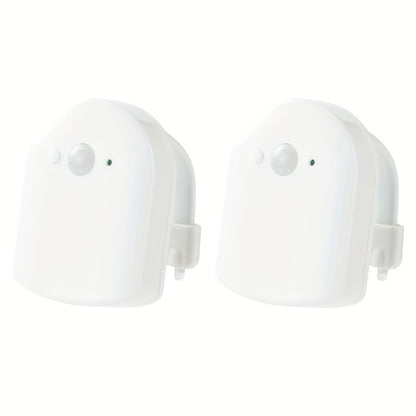 1/2pcs 16 Colors Human Motion Sensor Toilet Seat Light Inside Toilet Bathroom Night Light for Toilet Bowl Gift, Adjustable Human Motion Sensing Toilet Seat Light, Motion Sensing Toilet Night Light, Suitable for Bathrooms