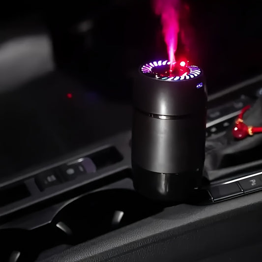 Smart Car Air Freshener with Star Projector, Long-Lasting, USB Rechargeable, Automatic On/Off, Essential Oil Diffuser for Odor Removal, Car Interior Decor Gift for Lovers