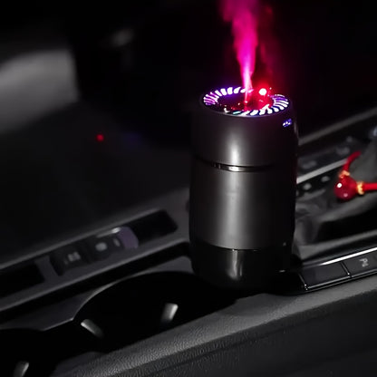 Smart Car Air Freshener with Star Projector, Long-Lasting, USB Rechargeable, Automatic On/Off, Essential Oil Diffuser for Odor Removal, Car Interior Decor Gift for Lovers