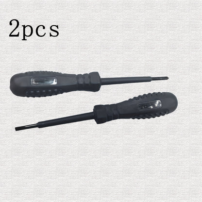 Set of 2 Smart Touch Voltage Testers Featuring Dual Heads And LED Lights - Ideal for Electrical Checks And Fault Location