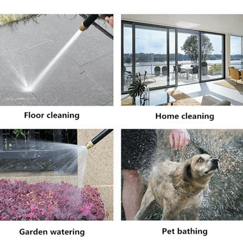 1pc High Pressure Water Gun for Car & Floor Washing, Hose Nozzle for Gardening, Yard Supplies