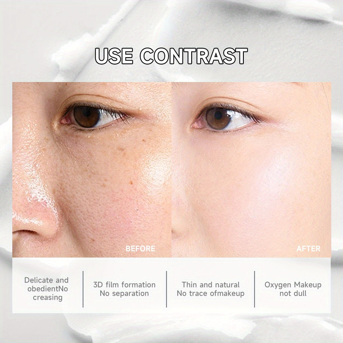 Hydrating Invisible Pore Base Makeup Stick, Gentle and Oil Control Concealer for Flawless Makeup