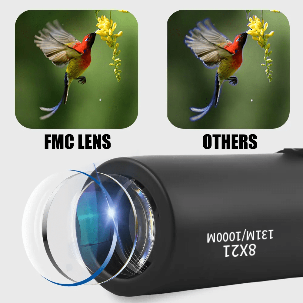 Visionary, High-Power Compact Monocular Telescope for Adults - Perfect for Hiking, Camping, Bird Watching