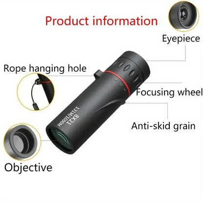 Visionary, High-Power Compact Monocular Telescope for Adults - Perfect for Hiking, Camping, Bird Watching