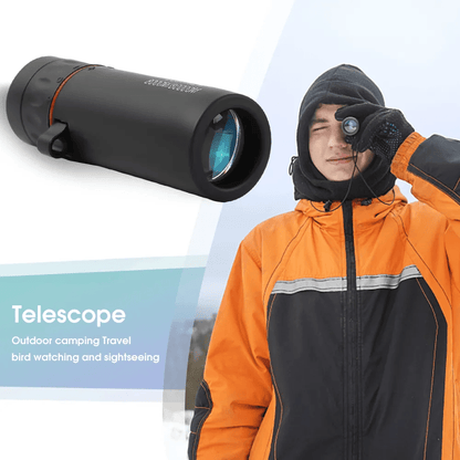 Visionary, High-Power Compact Monocular Telescope for Adults - Perfect for Hiking, Camping, Bird Watching