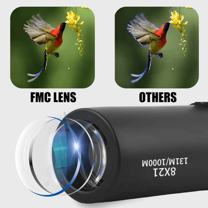 Visionary, High-Power Compact Monocular Telescope for Adults - Perfect for Hiking, Camping, Bird Watching