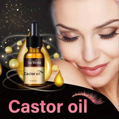 Castor Oil for Eyelashes And Eyebrows, Hair, Cold Pressed And Unrefined, Essential Oil for Dry Hair, Skin And Nail Care