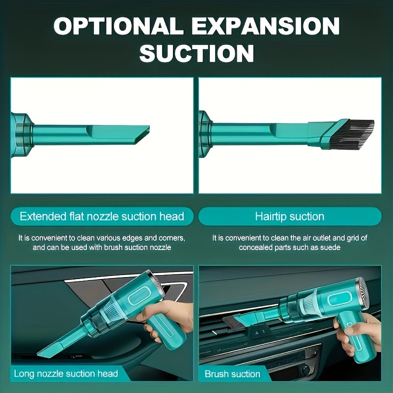 High-Power Vacuum Cleaner, Cordless Handheld Design for Carpets, Sofas