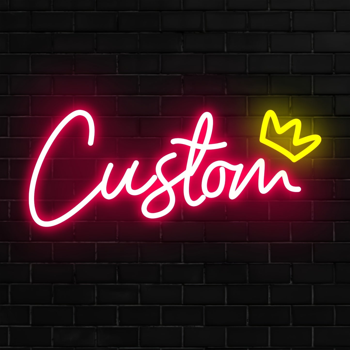 Customizable LED Neon Sign Light - Personalized Wall Mount Decor for Bedroom, Living Room, Party, Wedding, Birthday - USB Powered with Dimmable Push Button Control, Ideal Christmas Gift, Neon Signs for Wall