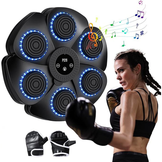 Boxing Training Pad with Gloves, No Harm To Wall, Space-Saving