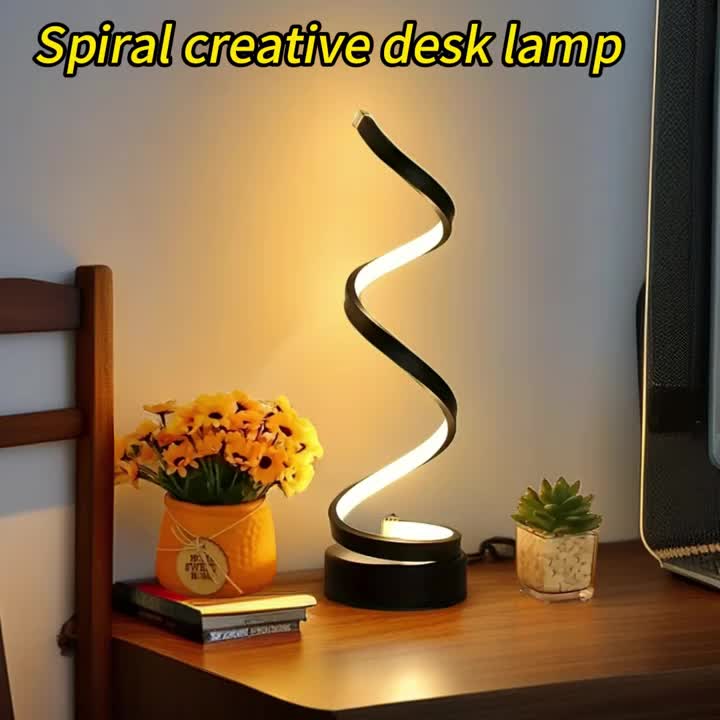 Modern LED Desk Lamp with USB-Powered Lighting - Adjustable Brightness, USB-Powered Table Light