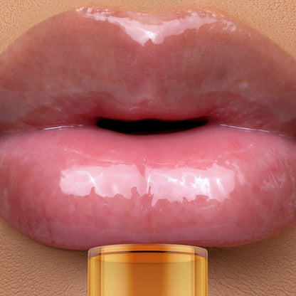 1pc KAFURUX PLUMP Lip Oil, Tinted Liquid Formula, High Shine Finish, Moisturizing Hydration, Fuller Lips Effect, Suitable for All Skin Types