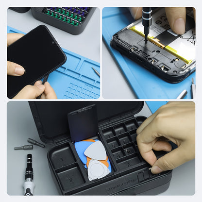 115 in 1/132 in 1 Precision Screwdriver Set - Magnetic Driver Heads, Torx and Hex Keys, Chrome Vanadium Steel, Anti-Corrosion Surface Treatment, Non-Slip Grip, for Computer and Mobile Phone Repair, Mechanic Tool Kit | Hex and