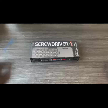 46-In-1 Cordless Electric Screwdriver Set, Silent High Torque Rechargeable Lithium Battery, USB Powered, Multifunctional Portable Household Tool Set with 38 Magnetic Precision Bits, Suitable for Precision Repair Tools Such As