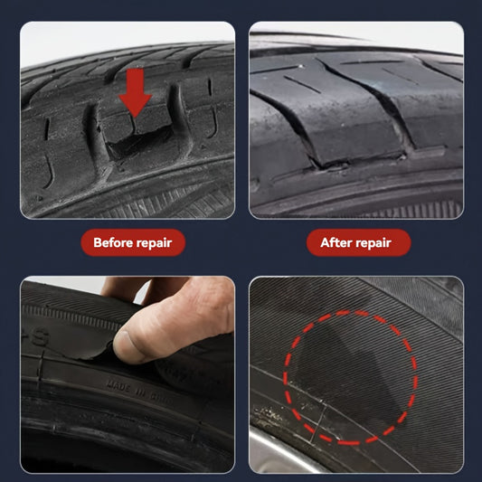 1pc-High quality tire repair glue, special strong patching glue, tire filler, to repair small holes, scratches, cracks in car tires, universal for tires of small cars, motorcycles, bicycles, powerful adhesion, waterproof and