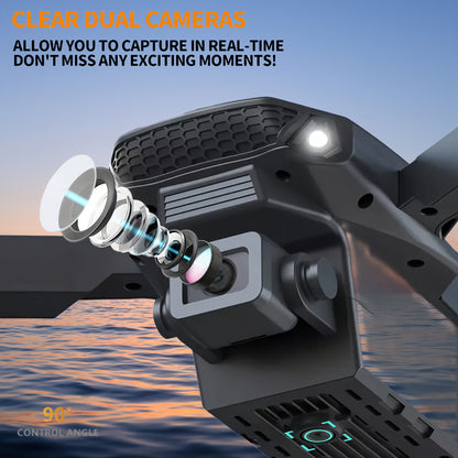 E88 Dual Camera Drone - Supports Wi-Fi, App Control