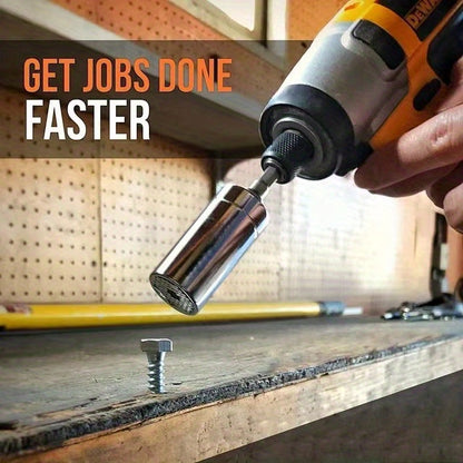 1 Set, Universal Torque Wrench 7-19mm Hexagonal Multi-functional Universal Socket