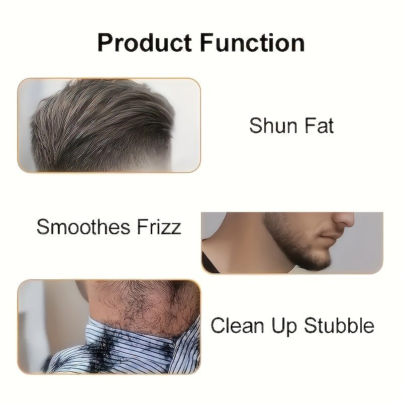 YAIAWISU Men's Cordless Hair Clippers & Beard Trimmer Kit - Golden, USB Rechargeable with LCD Display, Precise T-Blade, Includes Guide Combs & Accessories, 600mAh Battery, Rechargeable Hair Trimmer