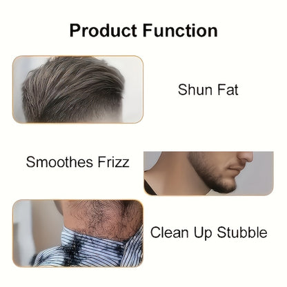 YAIAWISU Men's Cordless Hair Clippers & Beard Trimmer Kit - Golden, USB Rechargeable with LCD Display, Precise T-Blade, Includes Guide Combs & Accessories, 600mAh Battery, Rechargeable Hair Trimmer