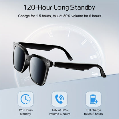 2025 New Wireless Electroplated Glasses Headphones