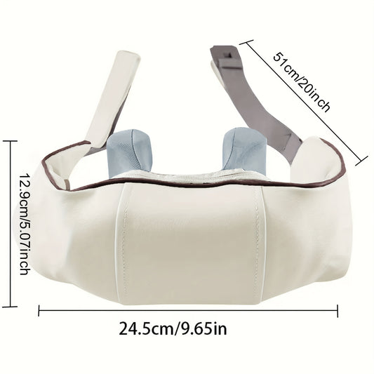 Automatic Kneading Device for Neck, Back, Waist, And Shoulder Massage Targeting Trapezius Muscles.
