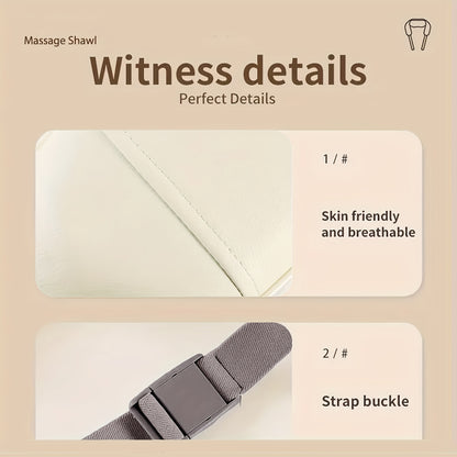 Automatic Kneading Device for Neck, Back, Waist, And Shoulder Massage Targeting Trapezius Muscles.