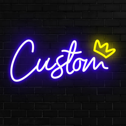 Customizable LED Neon Sign Light - Personalized Wall Mount Decor for Bedroom, Living Room, Party, Wedding, Birthday - USB Powered with Dimmable Push Button Control, Ideal Christmas Gift, Neon Signs for Wall
