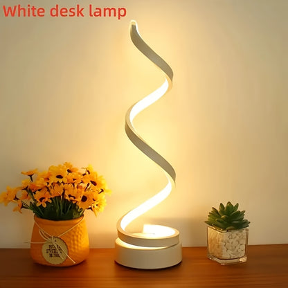 Modern LED Desk Lamp with USB-Powered Lighting - Adjustable Brightness, USB-Powered Table Light