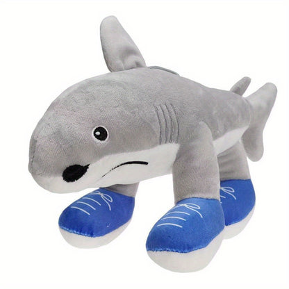 Tralalero Tralala Italian Brain Rot Animal Shark Plush Toy - Soft Blue Shark with White Teeth & Black Eyes, Cute Stuffed Animal Gift for Birthdays, Holidays, or Home Decor, Holiday Gift Item, Playful Design, Durable Stitching