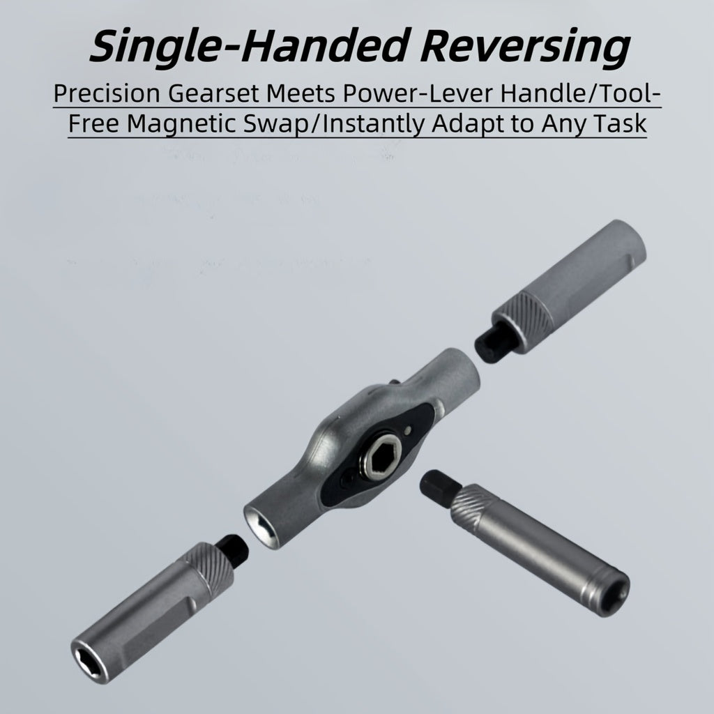 Compact 25-in-1 Magnetic Ratchet Screwdriver Set Detachable Handle & Precision Bits | for Phone/Watch/PC Repair | Home DIY Toolkit with Chrome Vanadium Steel