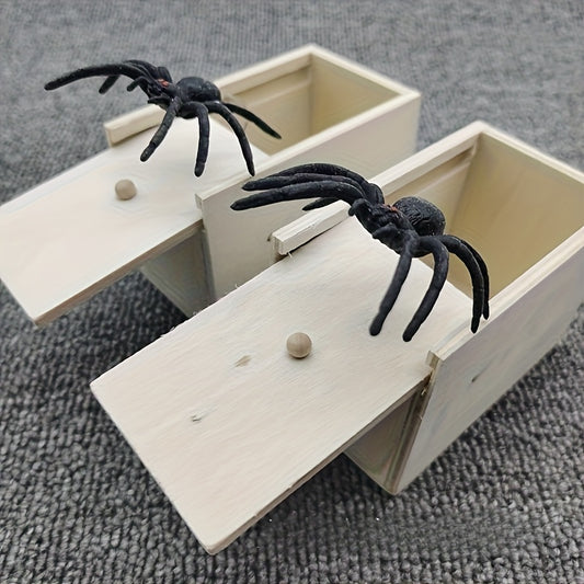 A Terrifying Spider Box with Fake Insects, Perfect for Halloween, Christmas, April Fool'S Day, Graduation Gifts, And Giveaways.