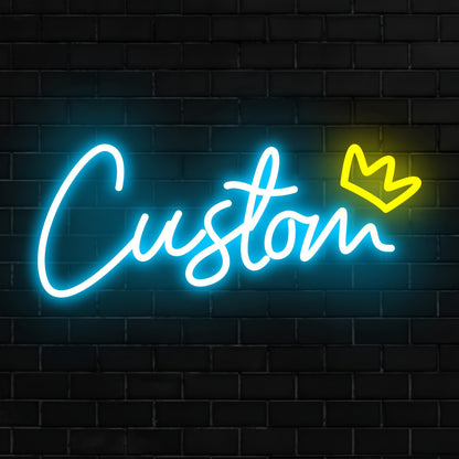 Customizable LED Neon Sign Light - Personalized Wall Mount Decor for Bedroom, Living Room, Party, Wedding, Birthday - USB Powered with Dimmable Push Button Control, Ideal Christmas Gift, Neon Signs for Wall