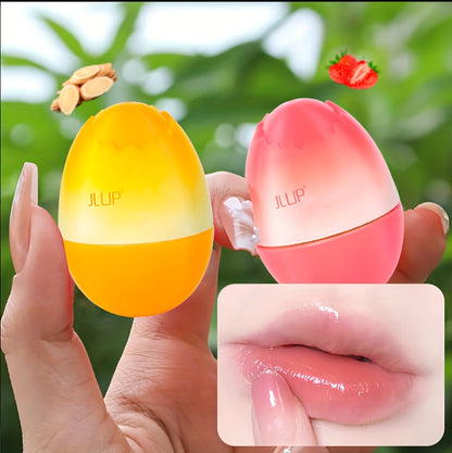 J-Lip Hydrating Lip Balm - 3 Scents Available, Nourishing & Moisturizing for Dry Lips, Combination Skin, Portable Design with Peach, Lemon & Green Ingredients, Compact & Travel-Friendly