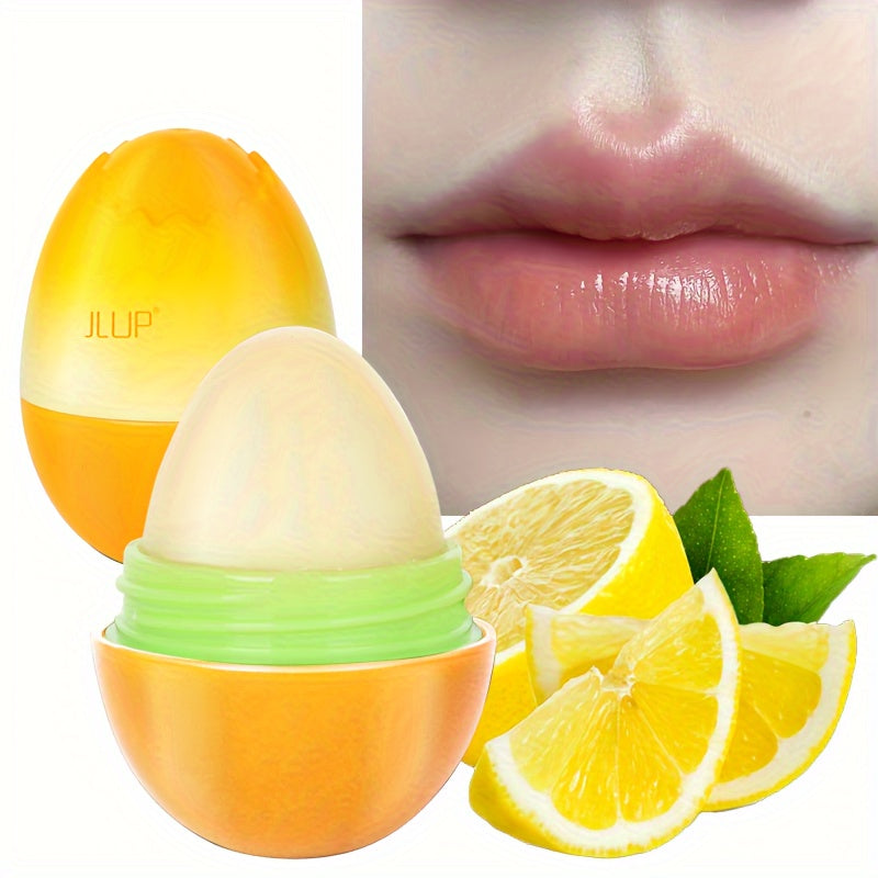 J-Lip Hydrating Lip Balm - 3 Scents Available, Nourishing & Moisturizing for Dry Lips, Combination Skin, Portable Design with Peach, Lemon & Green Ingredients, Compact & Travel-Friendly