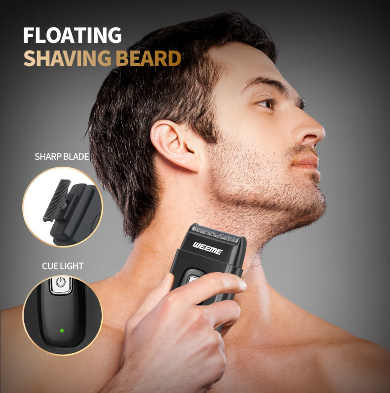 WEEME 3pcs Premium Men's Grooming Set Professional Hair Clipper Kit with Cordless Shaver Beard Trimmer LCD Display & USB Fast Charge Ideal Gift for Father's Day/Birthday/Anniversary (for Dad/Husband/Groom)