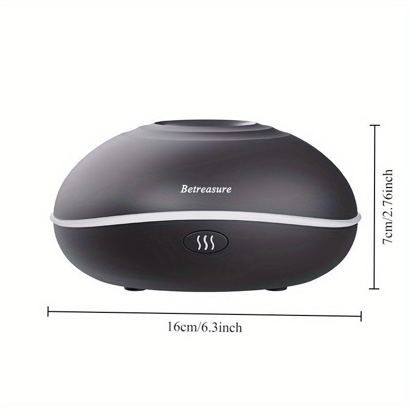 200ml Cool Crack Nebula Diffuser with Flame Effect, Auto Shut-off to Prevent Overheating, Long-lasting Mist, Compact and Space-saving Indoor Humidifier