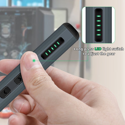 JENABOM 68 In 1 Precision Screwdriver Set Rechargeable Cordless Electric Screwdriver Set Magnetic Screwdriver Head Fast Charging with LED Light