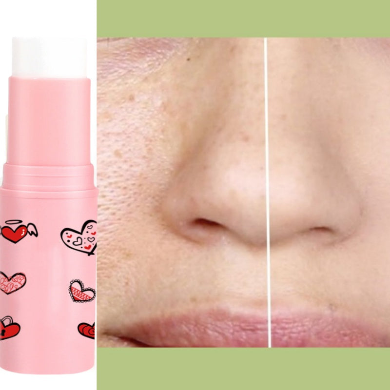 Visible Pore Face Primer - Long-Lasting Matte Foundation Oil Control Primer Stick, Korean Cosmetic Formula for Natural Coverage, Moisturizing & Blemish Concealing, Sleek Packaging, Korean Skincare