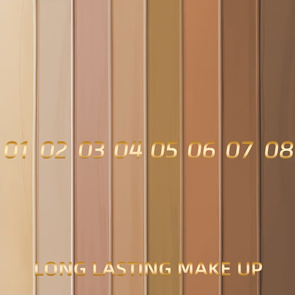 Men's Full Coverage Concealer - Natural Matte Finish, Waterproof & Long-Lasting Liquid Foundation for All Skin Tones, Hides Dark Circles & Acne, Coating