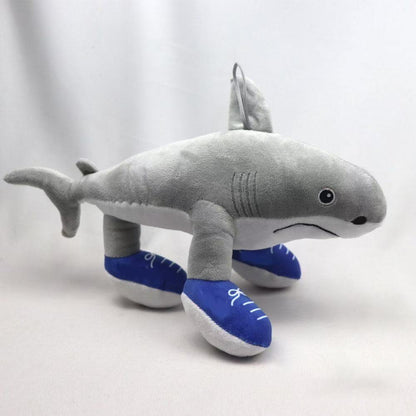 Tralalero Tralala Italian Brain Rot Animal Shark Plush Toy - Soft Blue Shark with White Teeth & Black Eyes, Cute Stuffed Animal Gift for Birthdays, Holidays, or Home Decor, Holiday Gift Item, Playful Design, Durable Stitching