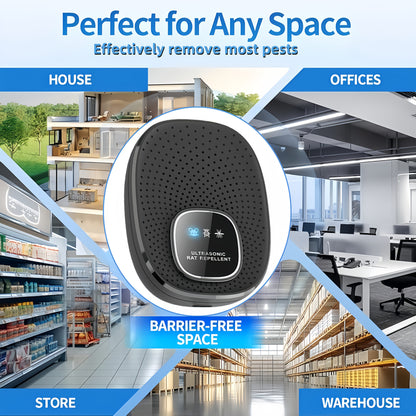 Home Smart Electronic Cat Mouse Repellent, Smart Soundwave technology for Mice, Silent and No Disturbance, Safe and Reliable, Hotel Smart Mouse Repellent, Soundwave technology Pest Control