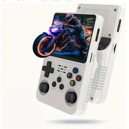 R36S Retro Handheld Game Console - ArkOS, Long Battery Life 3000mAh, USB Charging, Supports Multiple Formats, 3.5-inch Display, Large Storage Capacity-