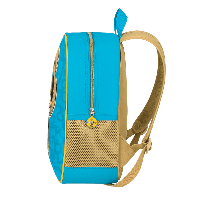 Single-Compartment School Backpack One Piece Monkey Blue 39x31x15 cm