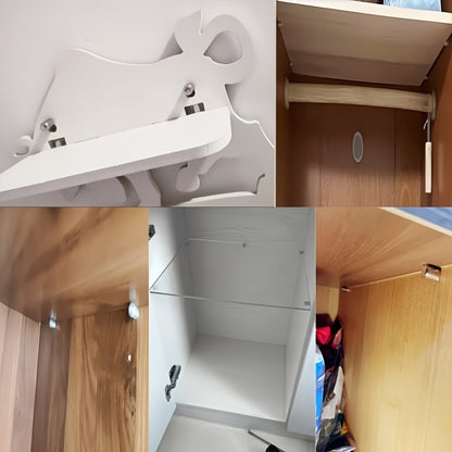 40pcs, Cabinet Shelf Pins with Anti-Slip Sleeve, Self-Tapping Shelf Hanging, Picture Frame Suspension Support Bracket, Wall and Wooden Cabinet Support Pin, Self-Drilling Screws for Furniture Bookshelf Wardrobe