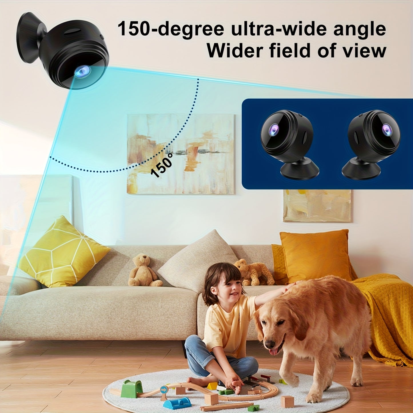 Wireless Security Camera | Crisp 480P Indoor Monitoring